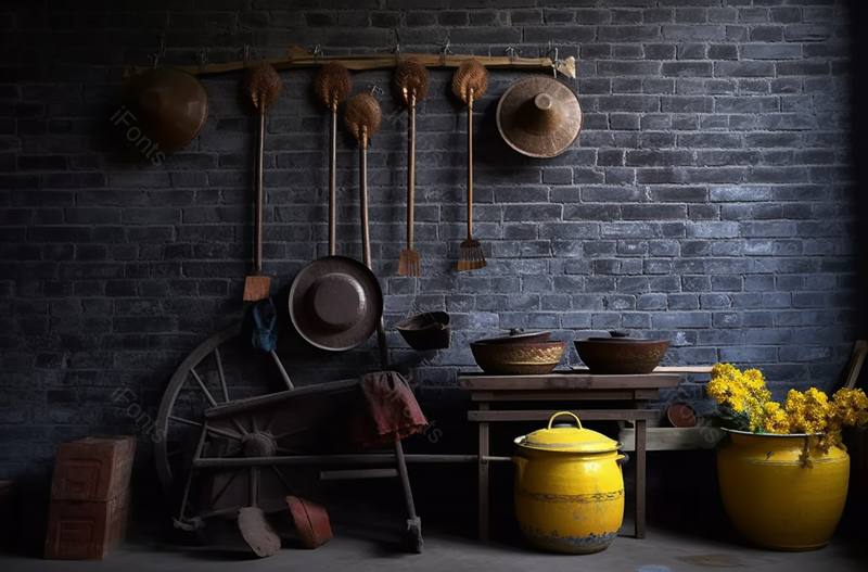 复古木制农具氛围感室内暗色系风格,高清,摄影图,摄影图片,图片大全,摄影图免费下载